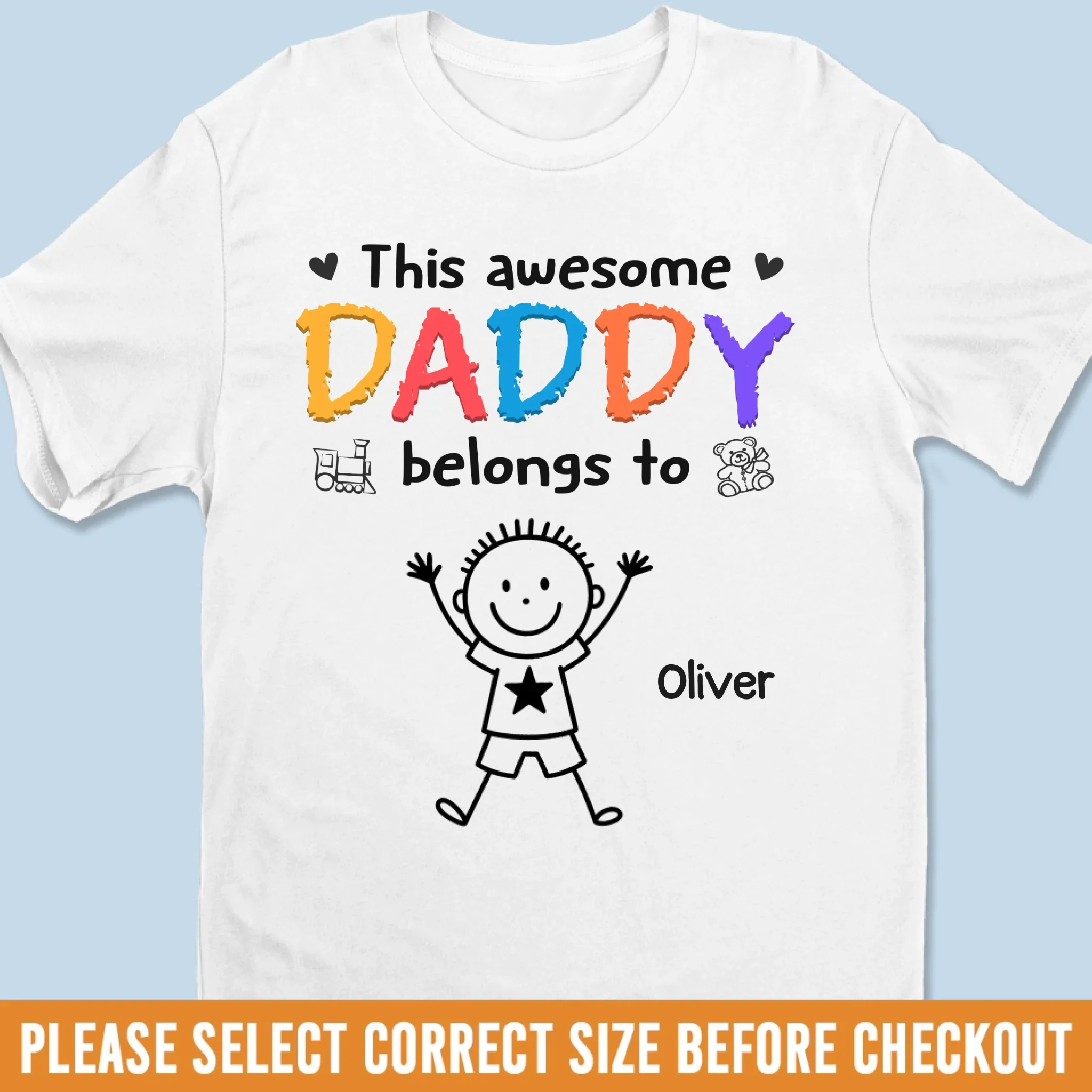 Custom Unisex T-shirt, Premium T-shirt, Hoodie - Personalized Birthday Gifts For Dad, Grandpa - The Playground Hero - Image 2