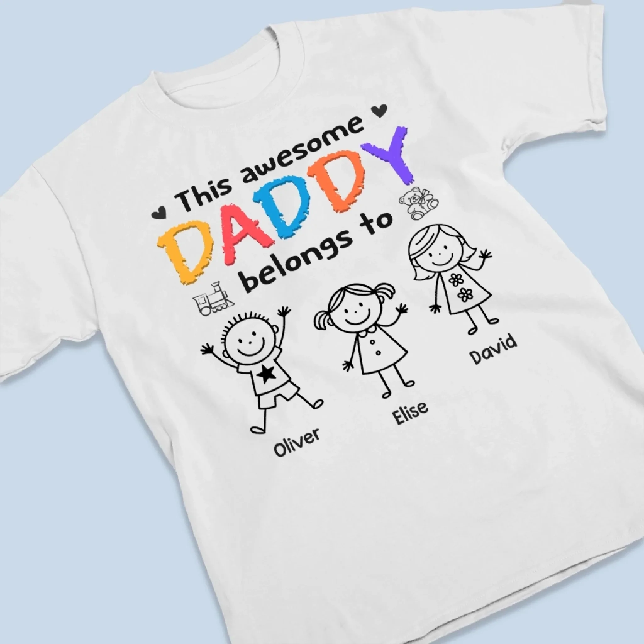 Custom Unisex T-shirt, Premium T-shirt, Hoodie - Personalized Birthday Gifts For Dad, Grandpa - The Playground Hero - Image 3