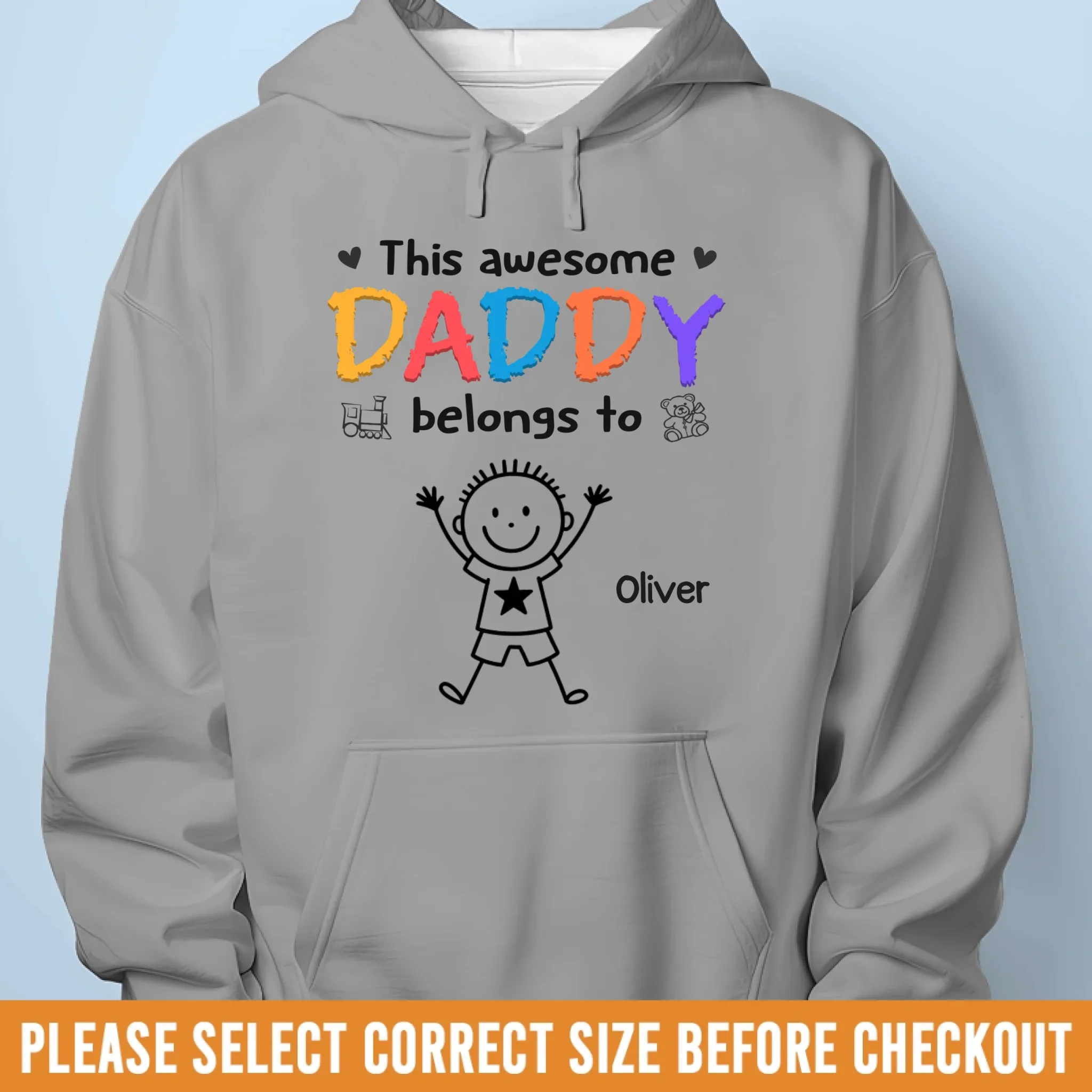 Custom Unisex T-shirt, Premium T-shirt, Hoodie - Personalized Birthday Gifts For Dad, Grandpa - The Playground Hero - Image 7
