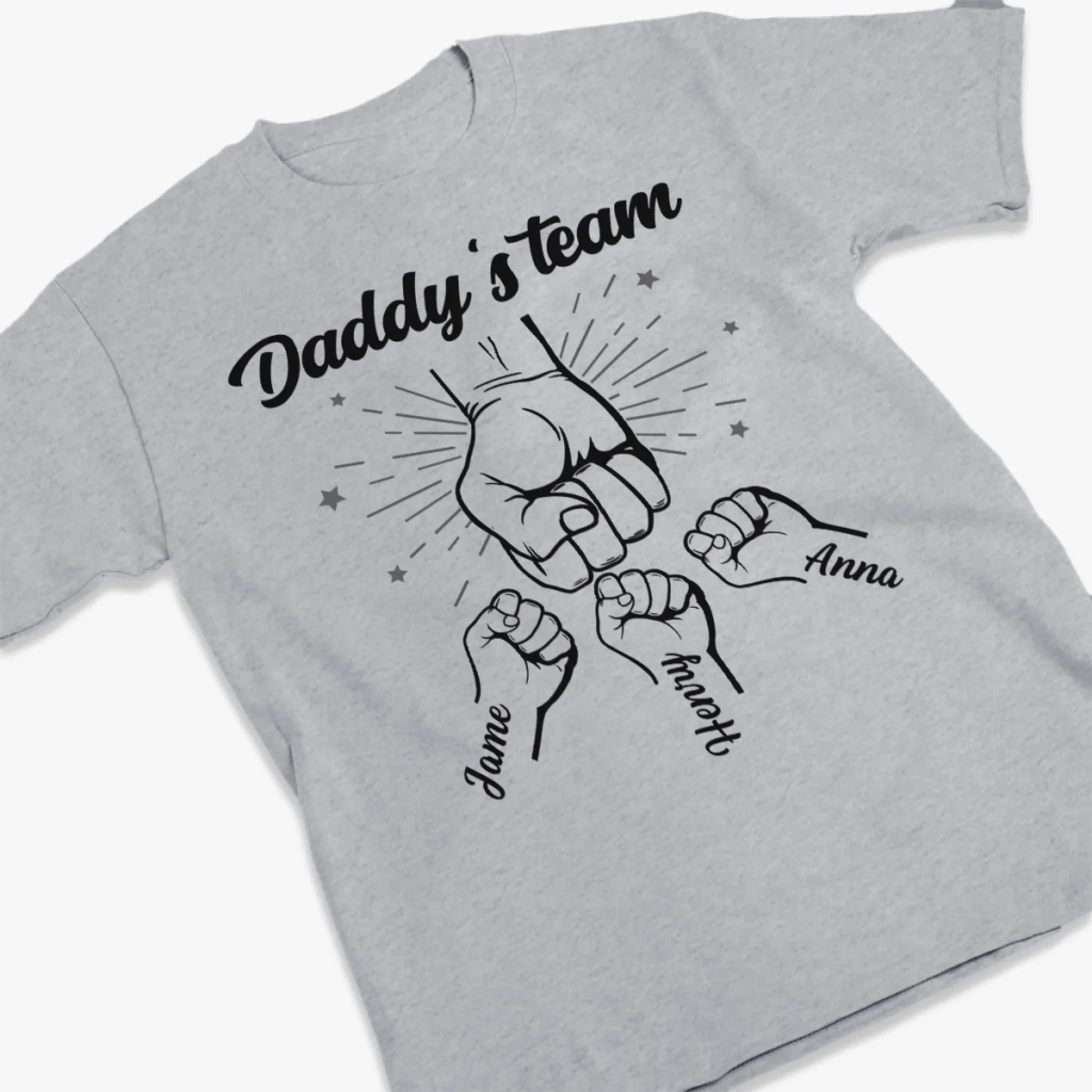 Custom Unisex T-shirt, Premium T-shirt, Hoodie - Personalized Birthday Gifts For Dad, Grandpa - World's Greatest Dad - Image 3