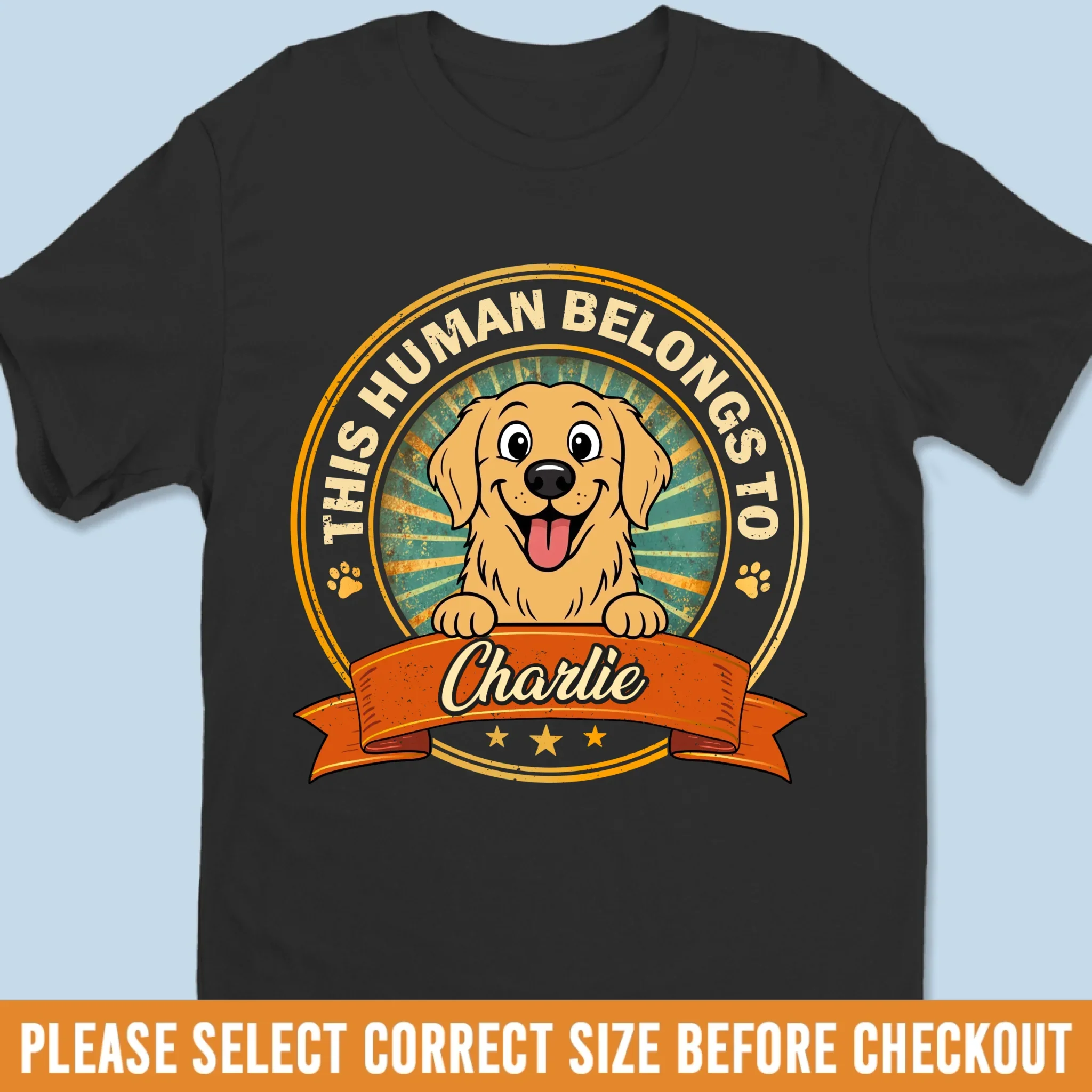 Custom Unisex T-shirt, Premium T-shirt, Hoodie - Personalized Birthday Gifts For Dog Lovers, Dog Dad And Mom - Boss Energy, Fluffy Edition - Image 6