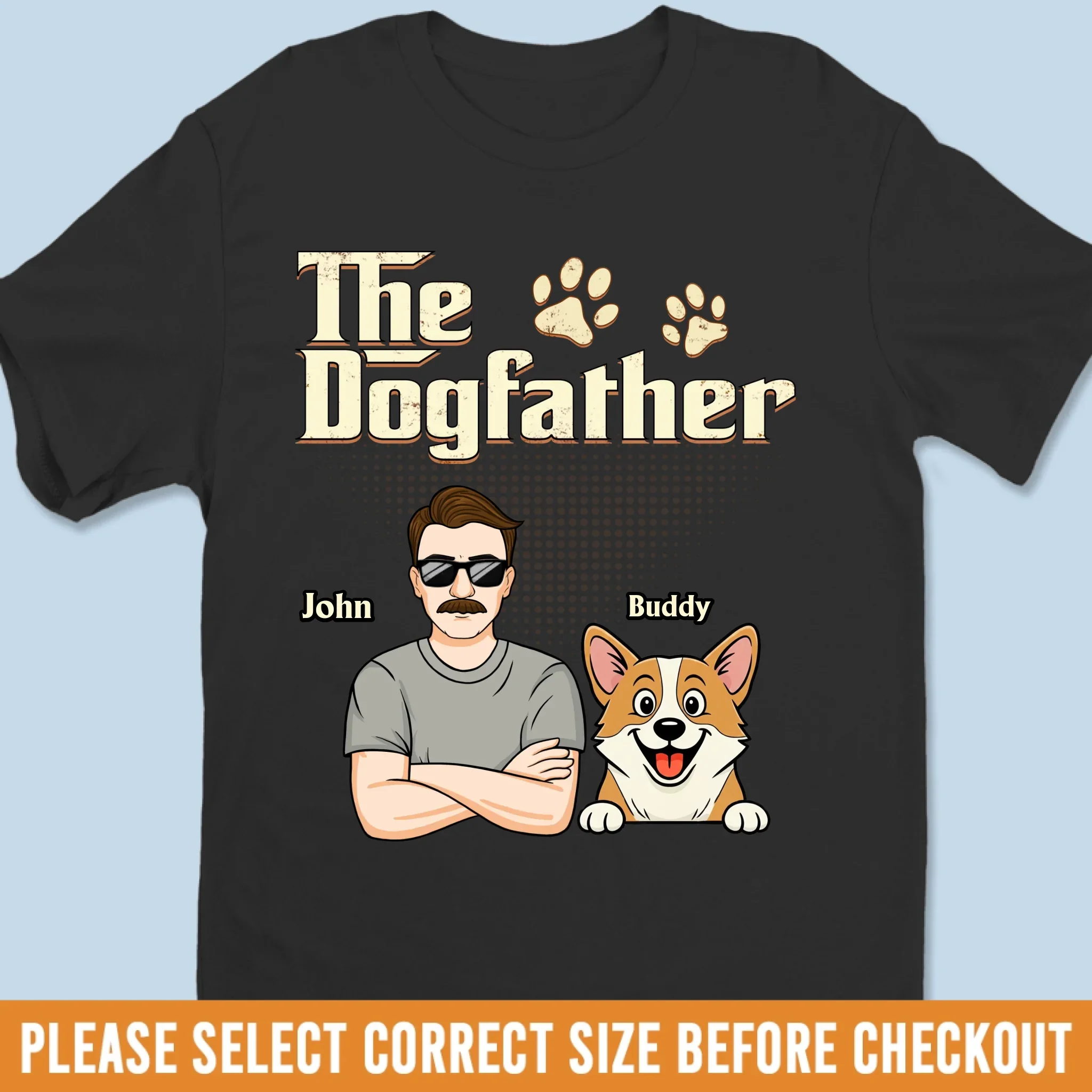 Custom Unisex T-shirt, Premium T-shirt, Hoodie - Personalized Birthday Gifts For Dog Lovers, Dog Dad And Mom - The Real Boss Runs On Four Legs - Image 6