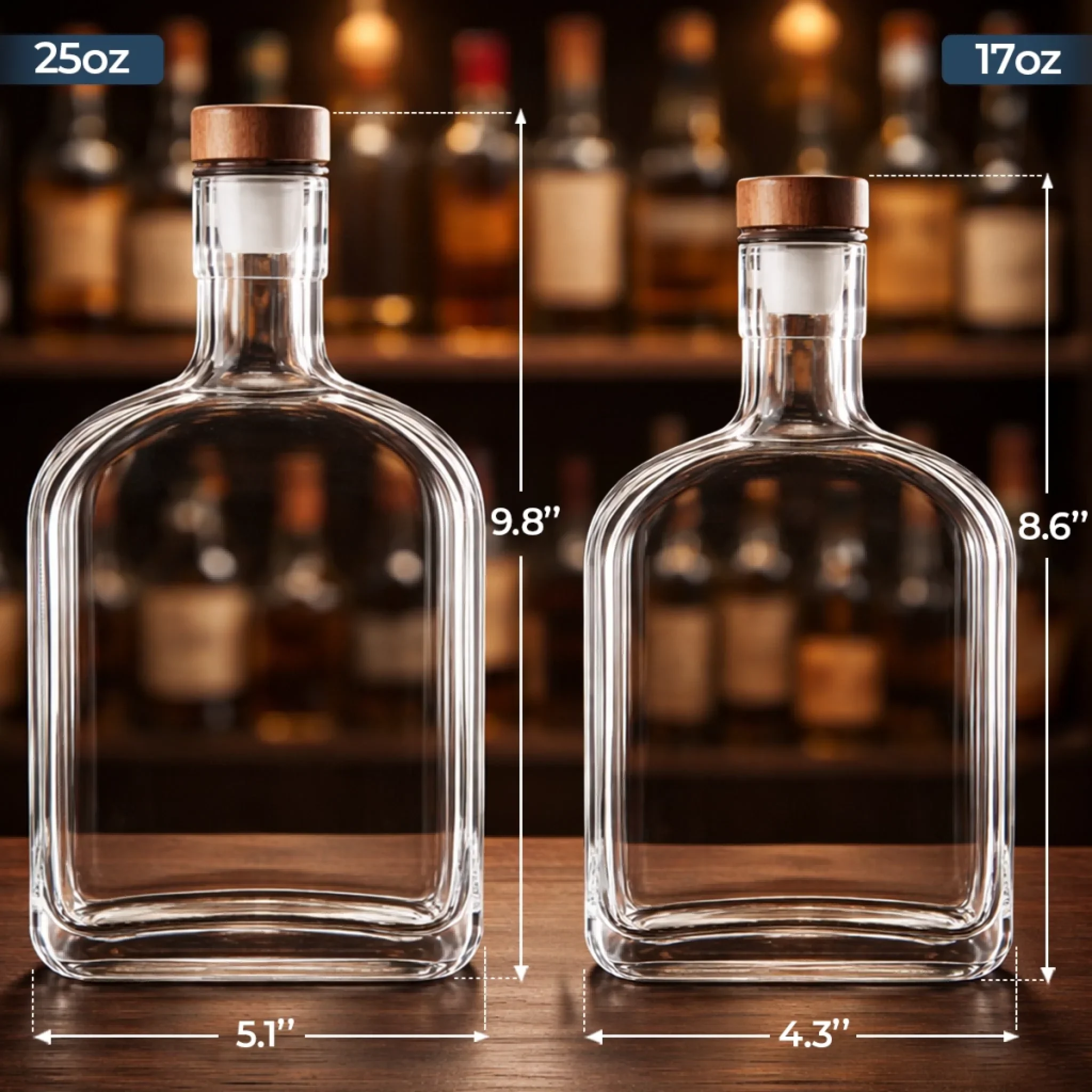 Custom Whiskey Bottle - Personalized Anniversary Wedding Gifts For Husband And Wife, Him And Her - Love You Everyday - Image 6