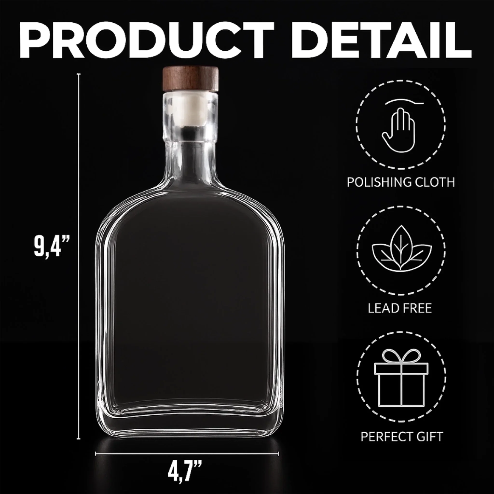 Custom Whiskey Bottle - Personalized Anniversary Wedding Gifts For Husband And Wife, Him And Her - Our Love Keeps Growing - Image 6