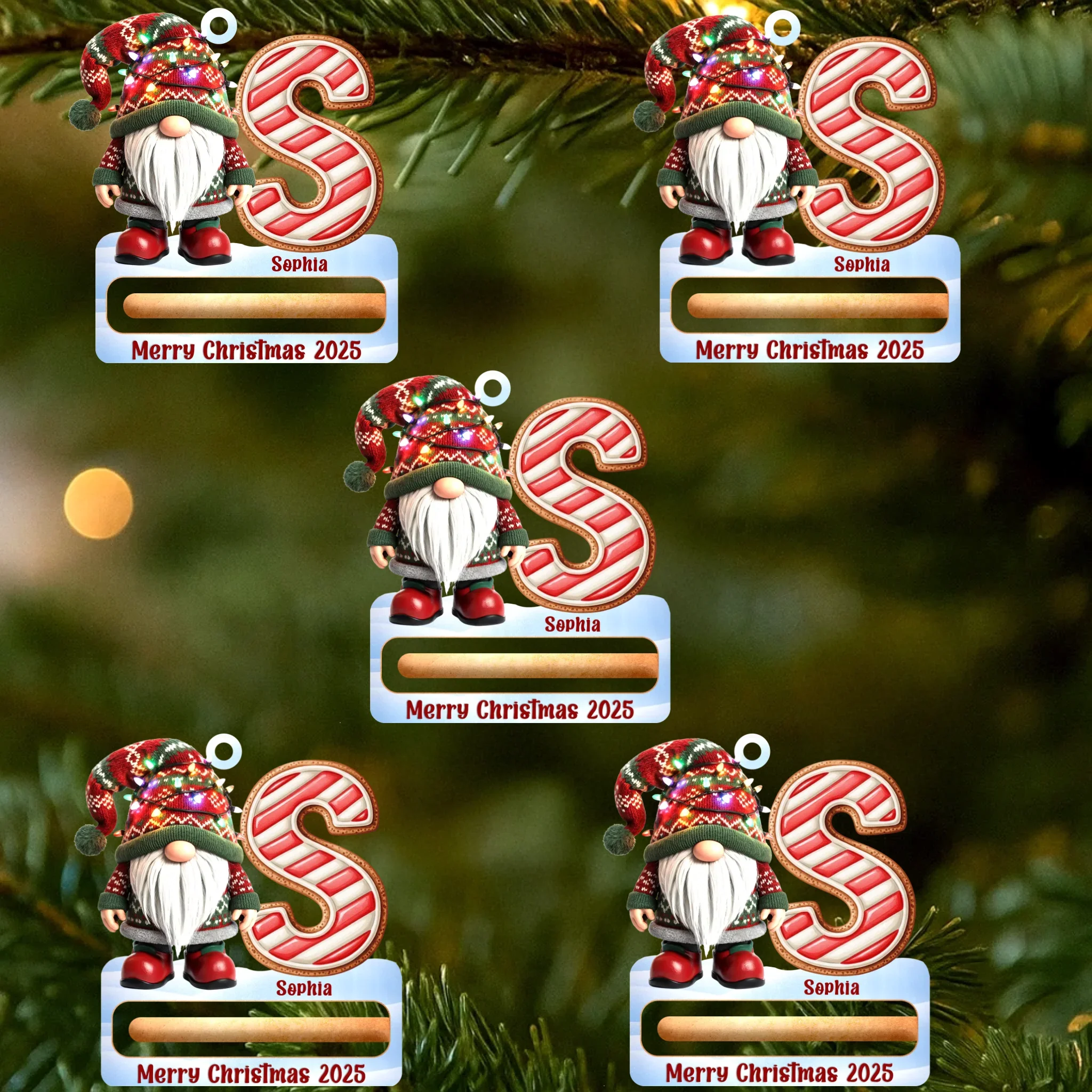 Custom Wooden Money Holder Ornament - Personalized Christmas Birthday Gifts For Kids - Magical Christmas Moments For Little Ones - Image 6