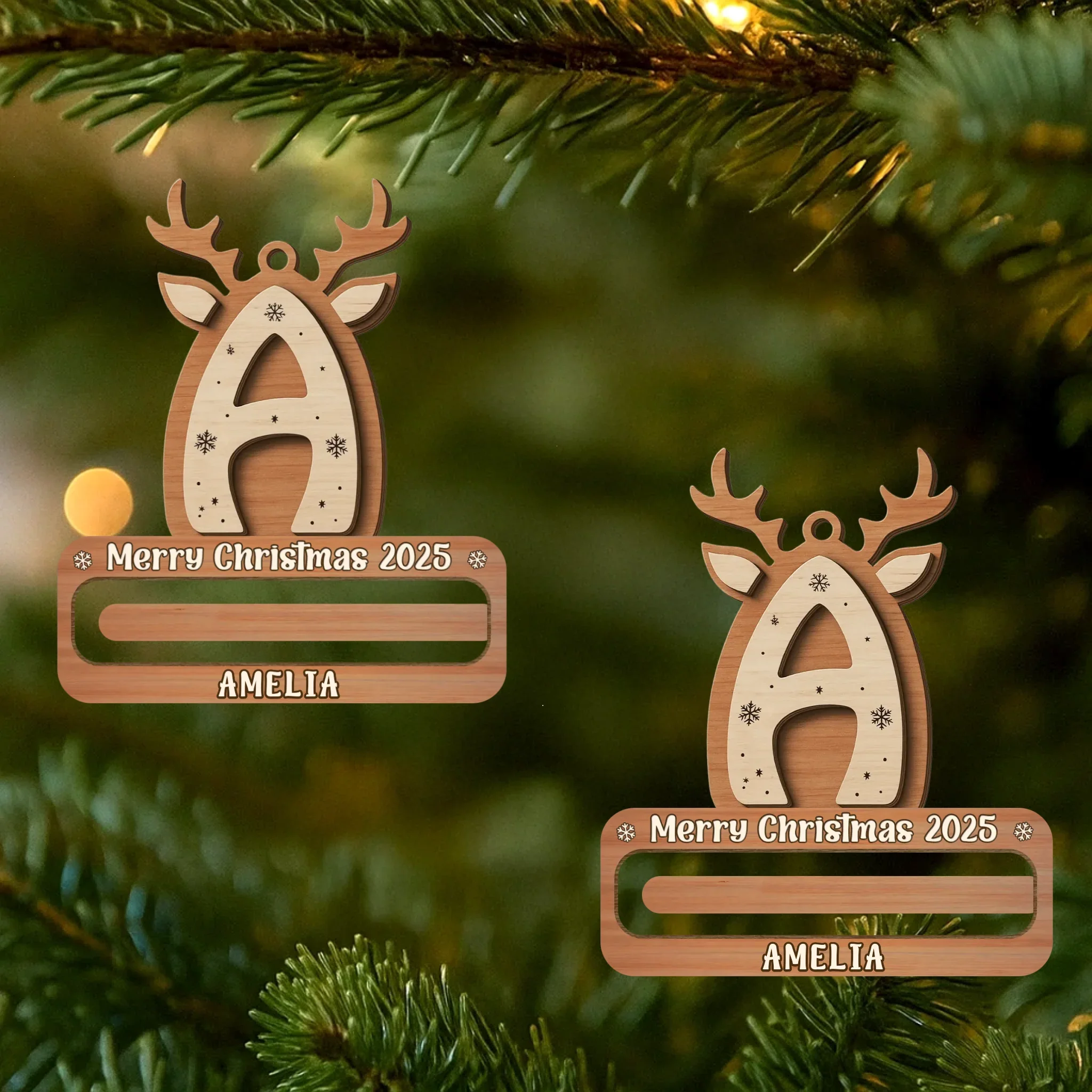 Custom Wooden Money Holder Ornament - Personalized Christmas Birthday Gifts For Mom, Dad, Brother, Sister, Kids - Shine Bright With Your Own Strength - Image 3