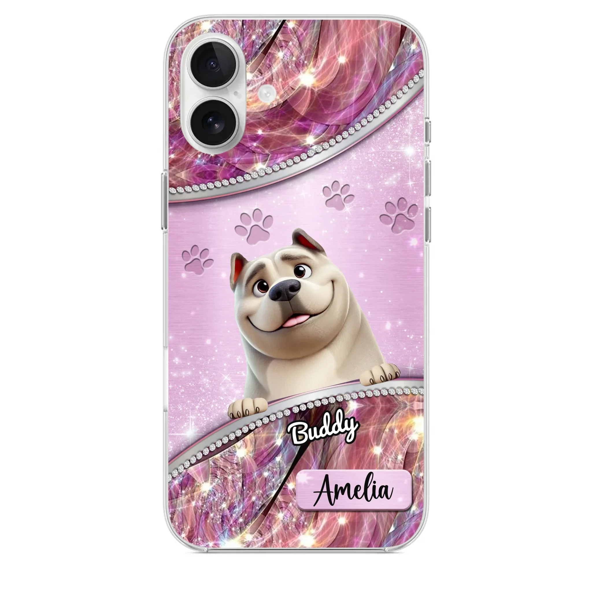 Dog Mom’s Favorite Companion - Dog Personalized Custom Clear Phone Case - Gift For Pet Owners, Pet Lovers - Image 29