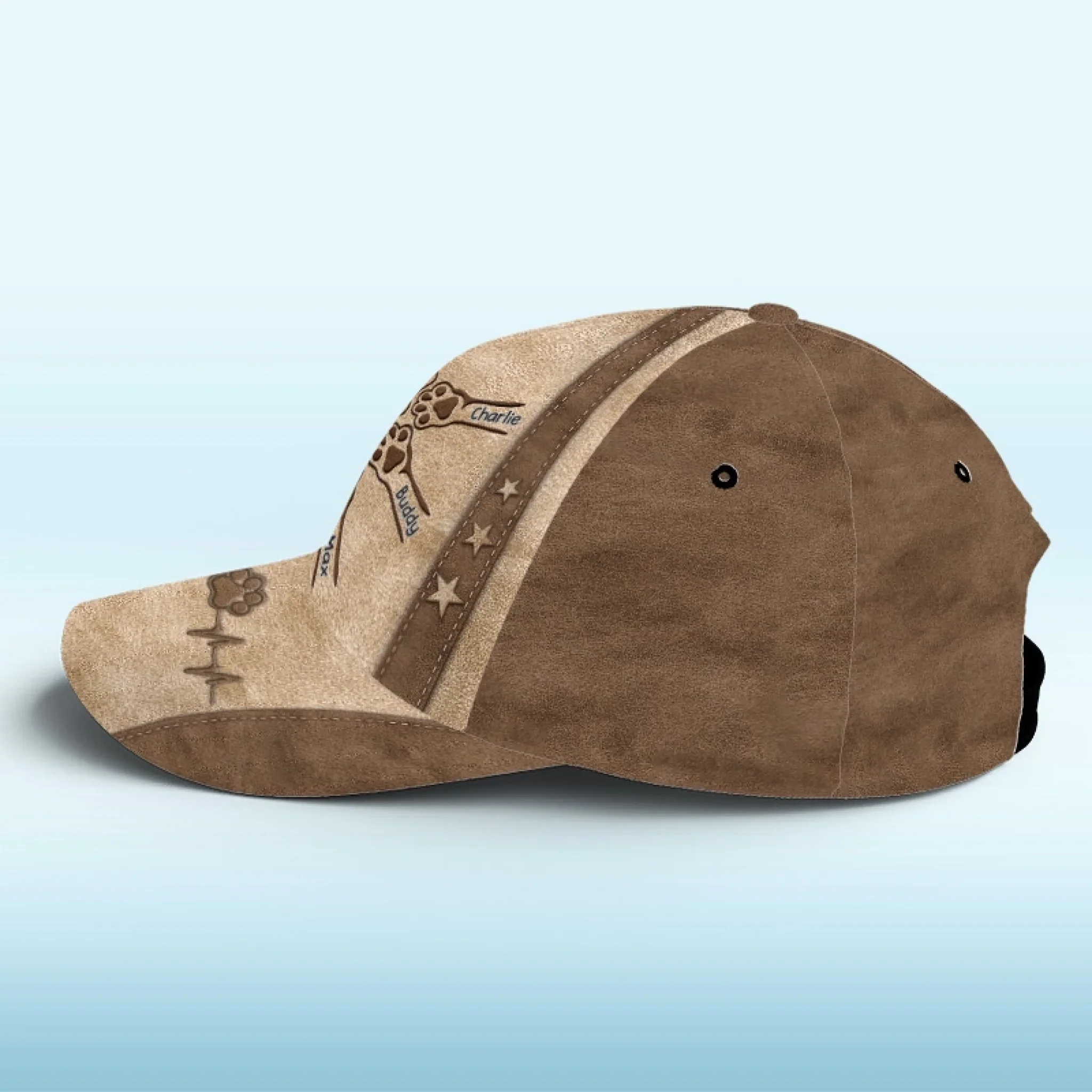 Dogs Are Our Link To Paradise - Dog Personalized Custom Hat, All Over Print Classic Cap - Father's Day, Gift For Pet Owners, Pet Lovers - Image 4