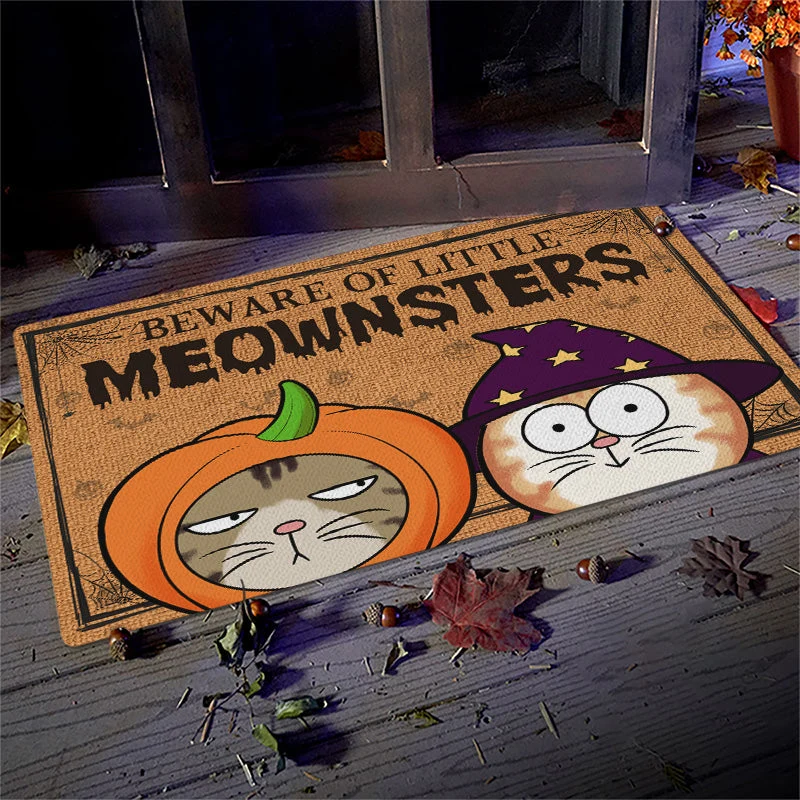 Don't Cross My Path - Cat Personalized Custom Home Decor Decorative Mat - Halloween Gift For Pet Owners, Pet Lovers - Image 3