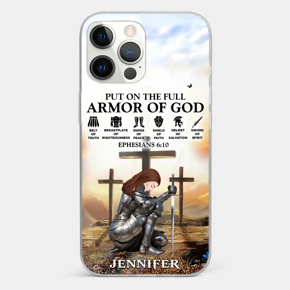 Ephesians 6 10 - Family Personalized Custom Clear Phone Case - Gift For Yourself, Best Friends, Siblings, Family Members - Image 16