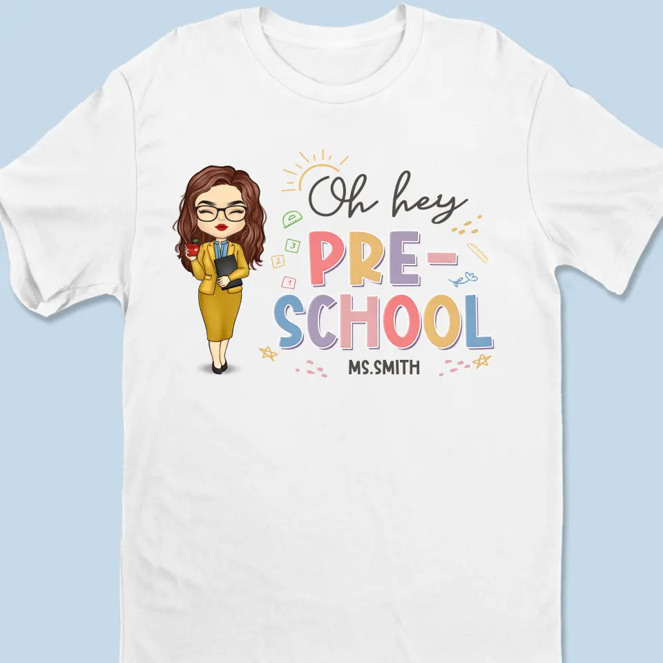Every Level Of School Is A New Adventure In Learning - Teacher Personalized Custom Unisex T-shirt, Hoodie, Sweatshirt - Gift For Teacher - Image 2