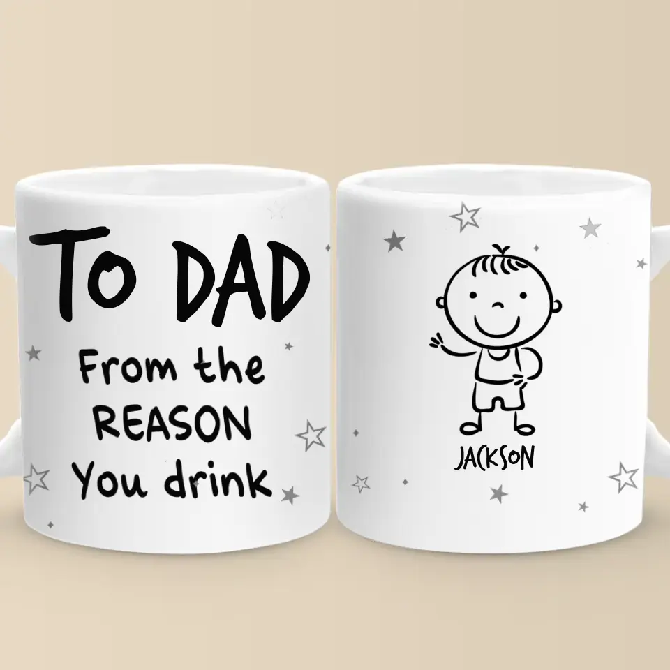 Family Is The Compass That Guides Us - Family Personalized Custom Mug - Gift For Family Members - Image 2