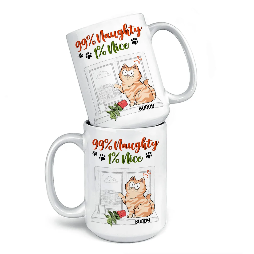 Feed Me Human - Cat Personalized Custom Mug - Gift For Pet Owners, Pet Lovers - Image 3