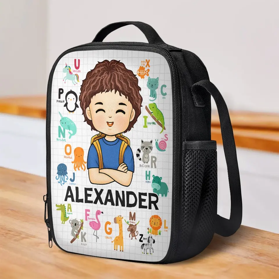 First Day Of Many Great Days - Personalized Custom Lunch Bag - Back To School Gift For Kid - Image 3