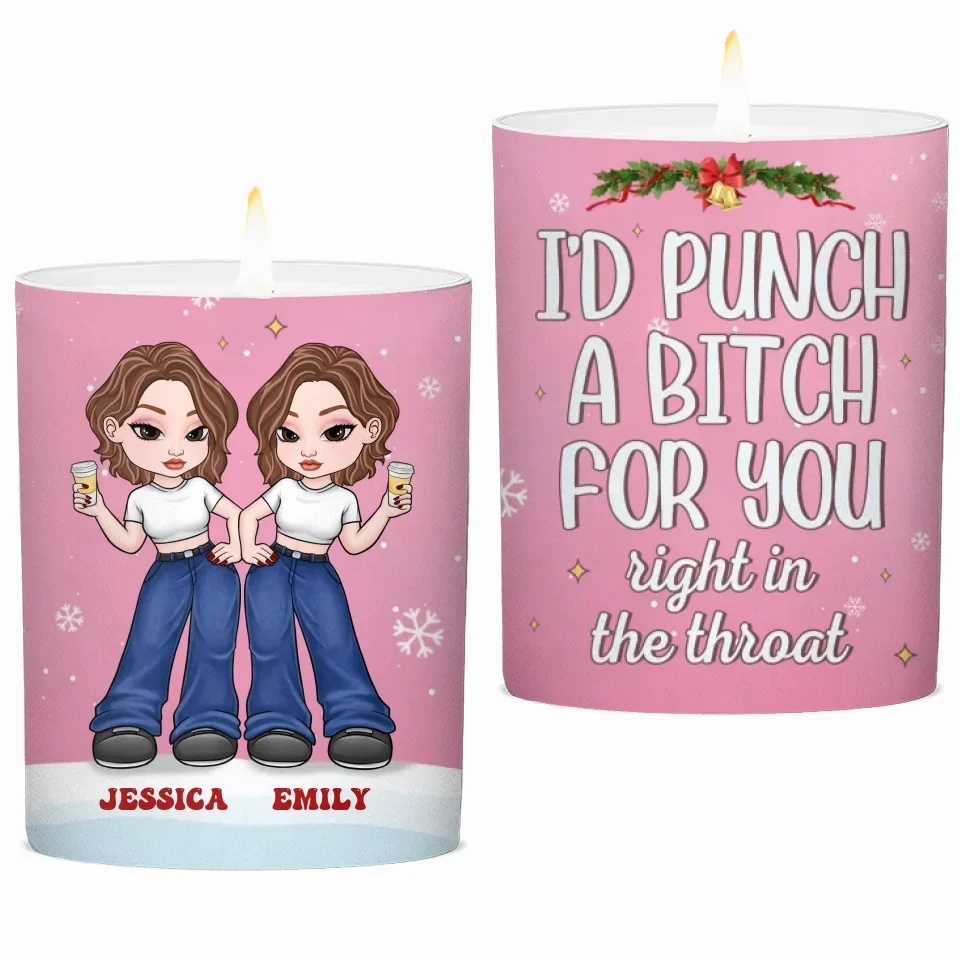 Friends Are Like Stars - Bestie Personalized Custom Smokeless Scented Candle - Christmas Gift For Best Friends, BFF, Sisters - Image 2