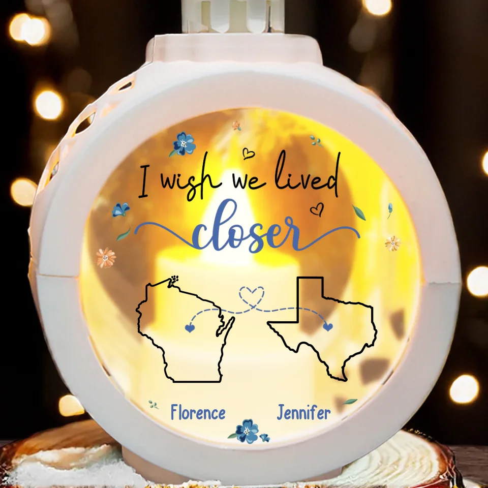 Friends Are The Family We Choose For Ourselves - Bestie Personalized Custom Candlelight Lantern Ornament - Christmas Gift For Best Friends, BFF, Sisters - Image 3