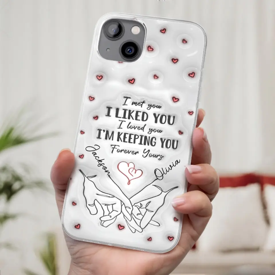 From Our First Kiss Till Our Last Breath - Couple Personalized Custom 3D Inflated Effect Printed Clear Phone Case - Gift For Husband Wife, Anniversary - Image 28