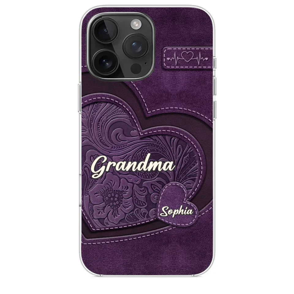 Grandma, Your Love Has Shaped Me In Lasting Ways - Family Personalized Custom Clear Phone Case - Gift For Mom, Grandma - Image 31