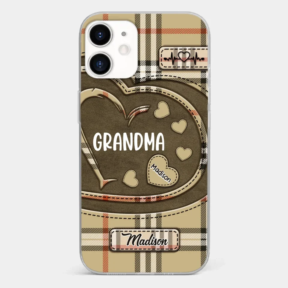 Her Love Is A Legacy That Never Fades - Family Personalized Custom Clear Phone Case - Gift For Mom, Grandma - Image 10