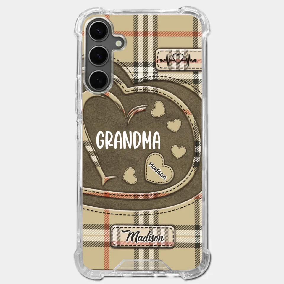 Her Love Is A Legacy That Never Fades - Family Personalized Custom Clear Phone Case - Gift For Mom, Grandma - Image 35