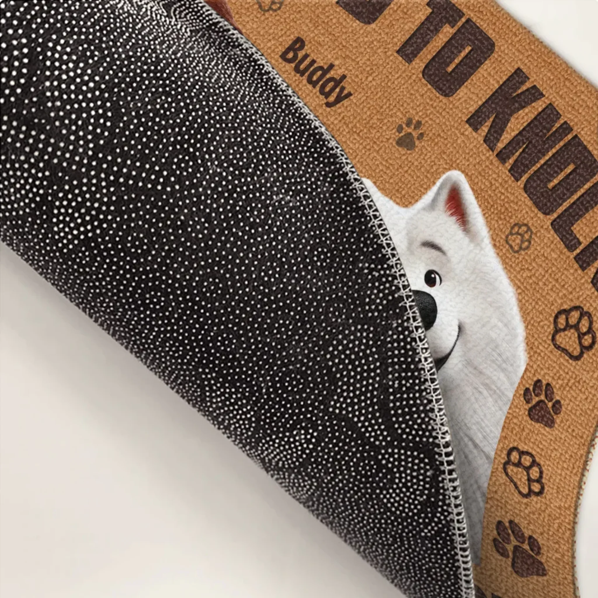Home Protected By Paws - Dog Personalized Custom Home Decor Decorative Mat - House Warming Gift For Pet Owners, Pet Lovers - Image 4