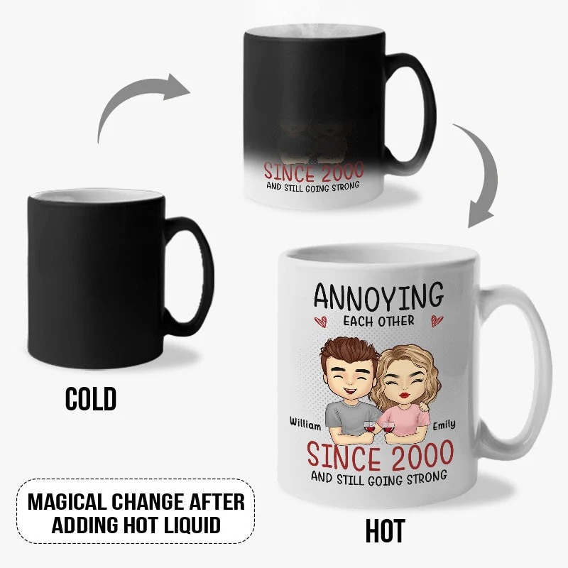 I Wish I Could Have Found You Sooner - Couple Personalized Custom Color Changing Mug - Gift For Husband Wife, Anniversary - Image 4