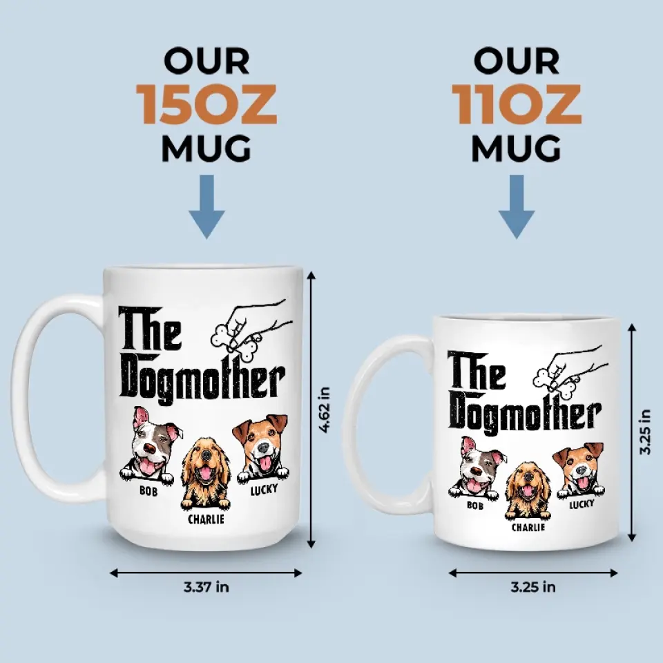 I Woof You Every Day - Dog Personalized Custom Mug - Gift For Pet Owners, Pet Lovers - Image 5