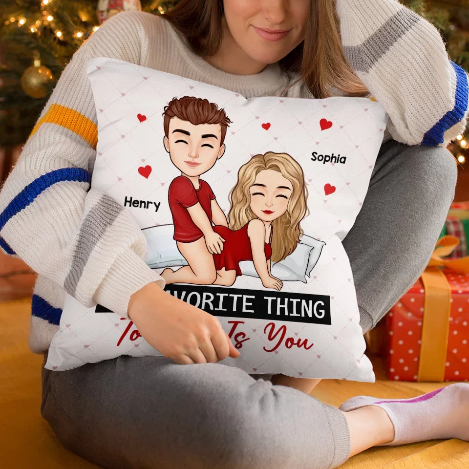 In Your Touch, I Feel Forever - Couple Personalized Custom Pillow - Gift For Husband Wife, Anniversary - Image 5