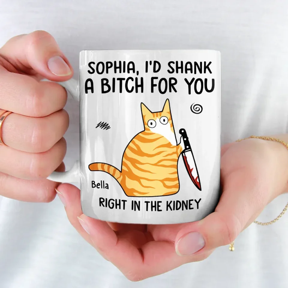 Laughing With You Is My Favorite Thing - Friend Personalized Custom Mug - Gift For Best Friends, Sisters, Family Members, Coworkers - Image 2
