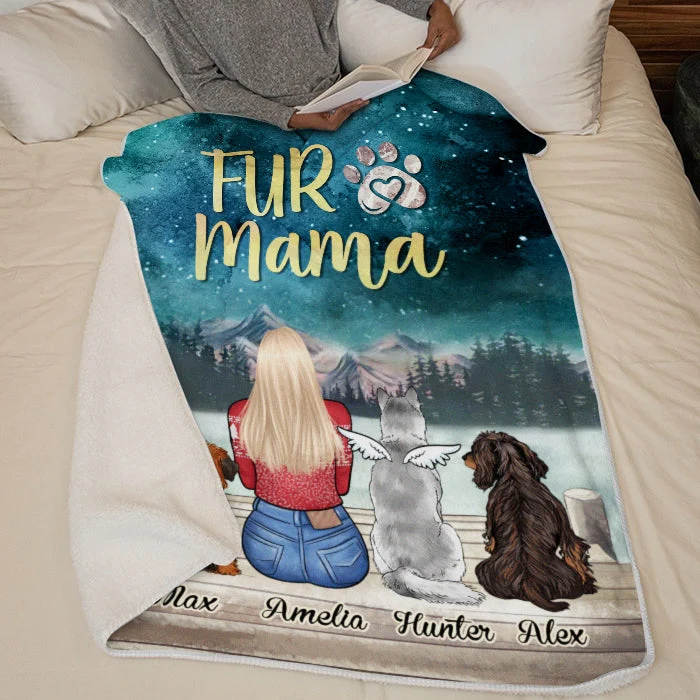 Life Is Better With Dogs - Personalized Custom Blanket - Gift For Dog Lovers, Pet Lovers, Christmas Gift - Image 4