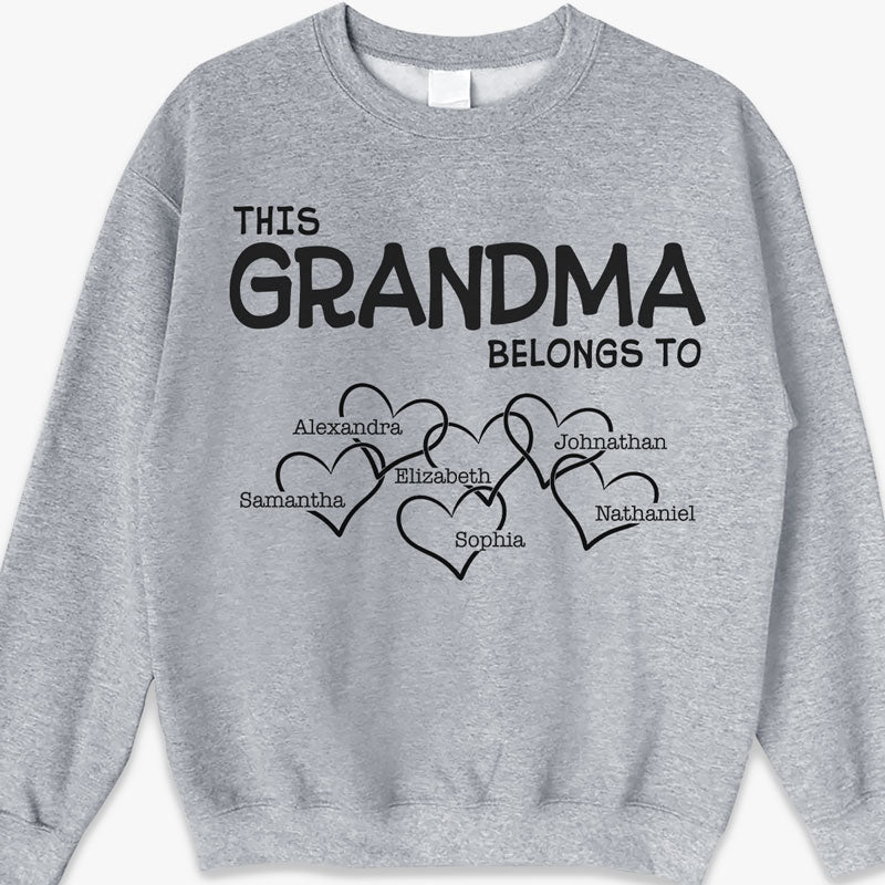 Life Is Better With Grandma - Family Personalized Custom Unisex T-shirt, Hoodie, Sweatshirt - Gift For Grandma - Image 5