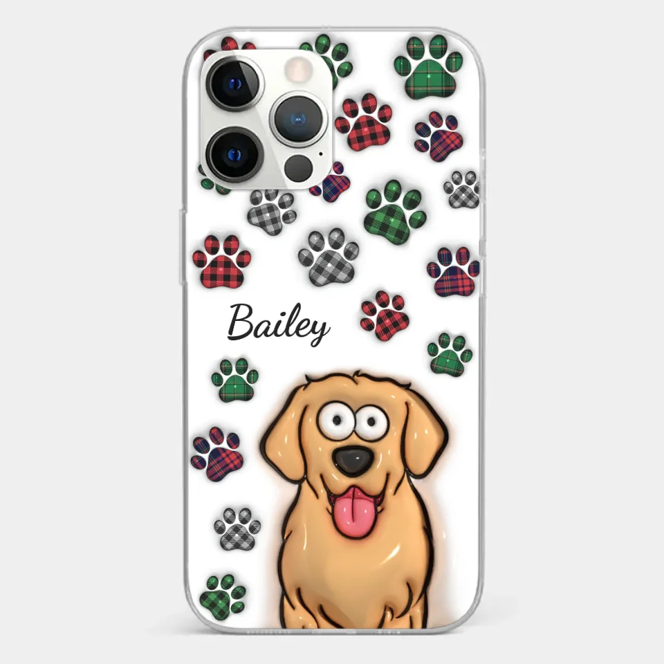 Life Would Be Ruff Without You - Dog & Cat Personalized Custom 3D Inflated Effect Printed Clear Phone Case - Gift For Pet Owners, Pet Lovers - Image 12