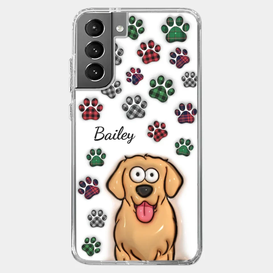 Life Would Be Ruff Without You - Dog & Cat Personalized Custom 3D Inflated Effect Printed Clear Phone Case - Gift For Pet Owners, Pet Lovers - Image 42