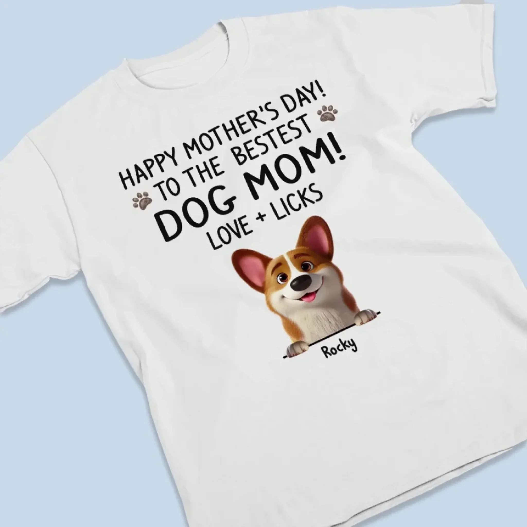 Love You More Than Treats - Dog Personalized Custom Unisex T-shirt, Premium T-shirt, Hoodie - Mother's Day, Gift For Pet Owners, Pet Lovers - Image 3