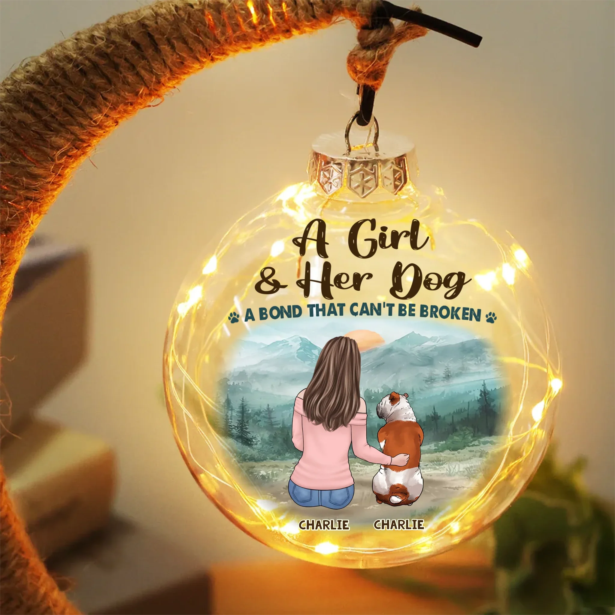 Love You Now And Forever - Dog & Cat Personalized Custom Moon Lamp Light - Gift For Pet Owners, Pet Lovers - Image 2