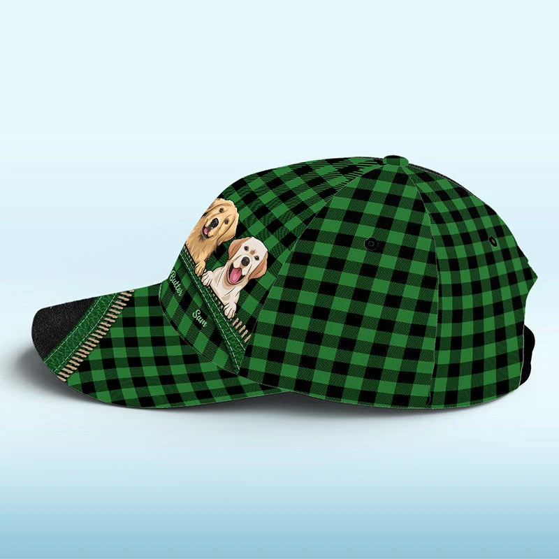 My Kids Have Paws - Dog Personalized Custom Hat, All Over Print Classic Cap - Christmas Gift For Pet Owners, Pet Lovers - Image 4