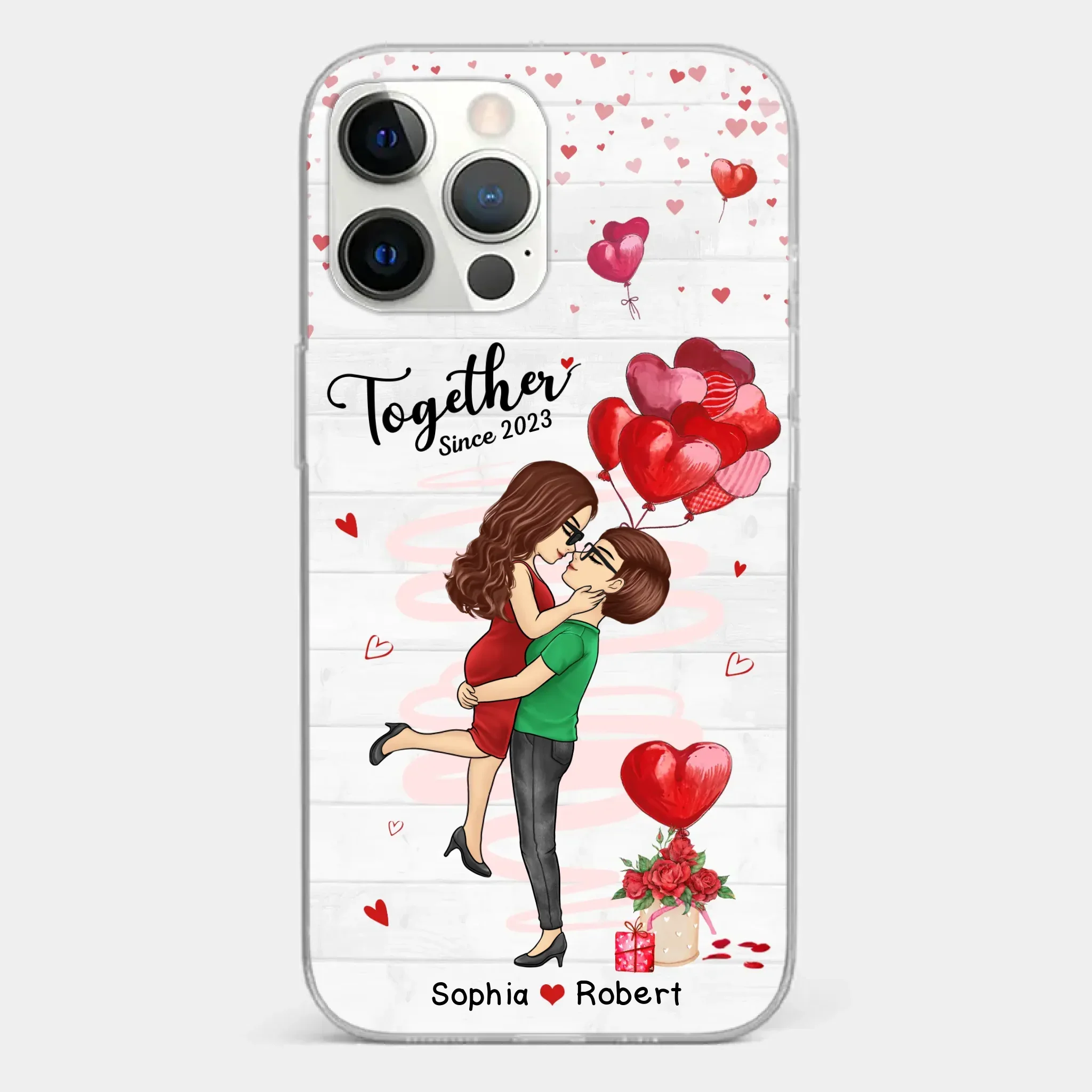 My Love For You Is Endless - Couple Personalized Custom Clear Phone Case - Gift For Husband Wife, Anniversary - Image 12