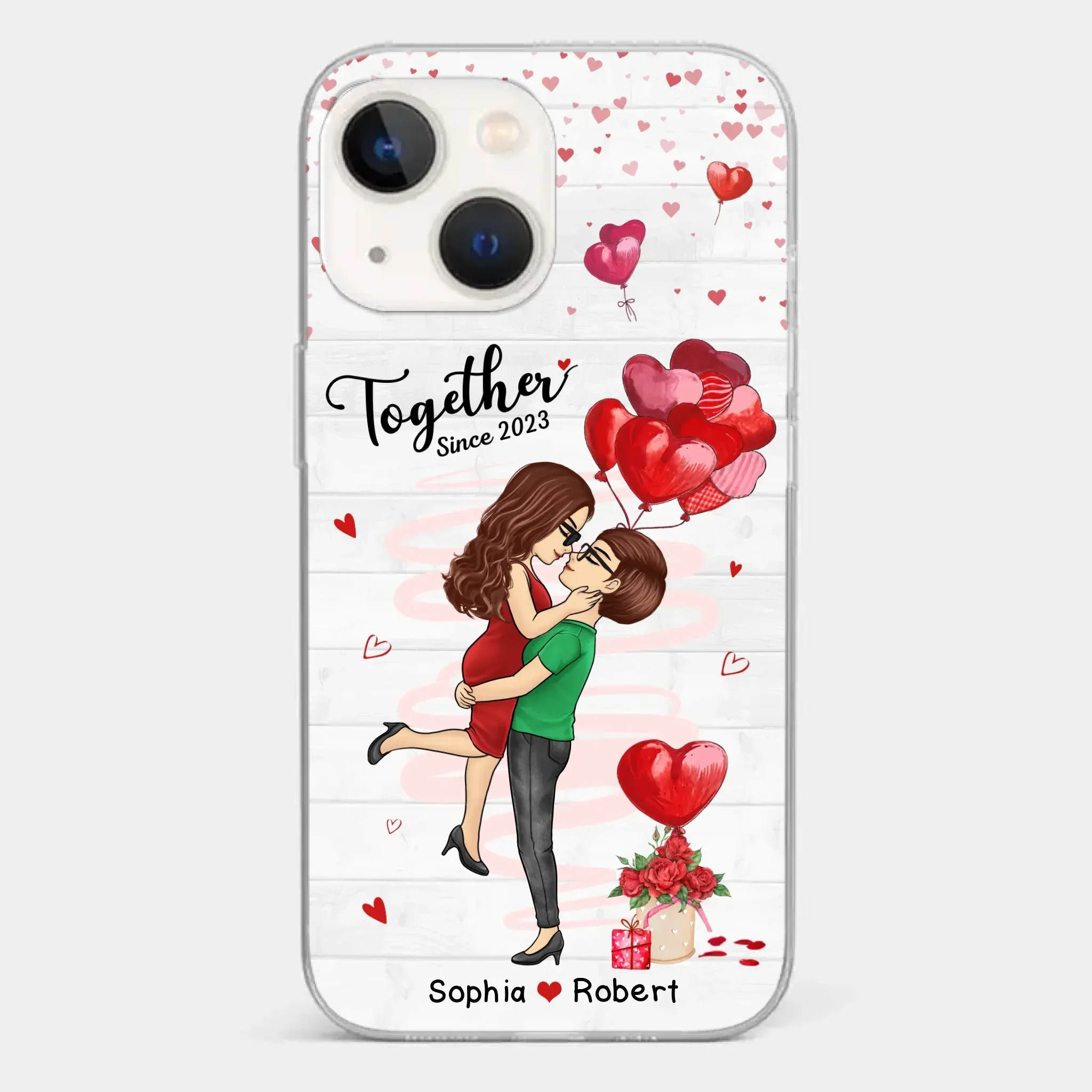 My Love For You Is Endless - Couple Personalized Custom Clear Phone Case - Gift For Husband Wife, Anniversary - Image 18