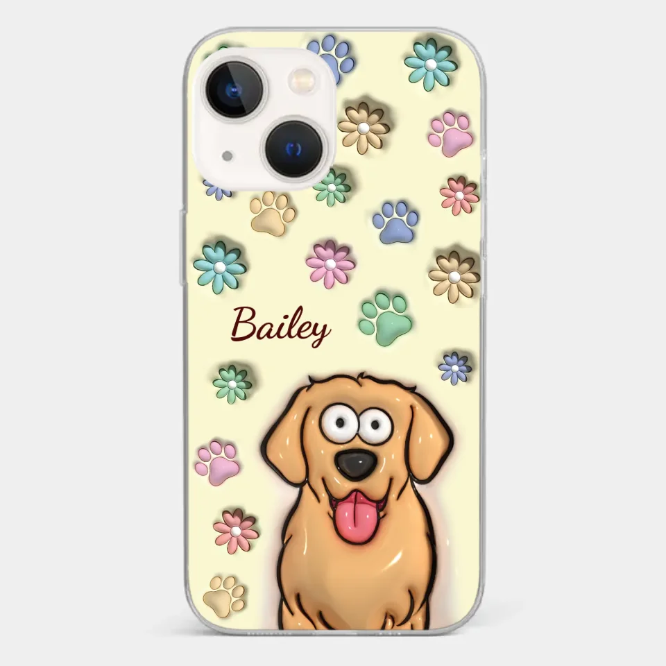 My Pet’s Happiness Is My Daily Mission - Dog & Cat Personalized Custom 3D Inflated Effect Printed Clear Phone Case - Gift For Pet Owners, Pet Lovers - Image 13