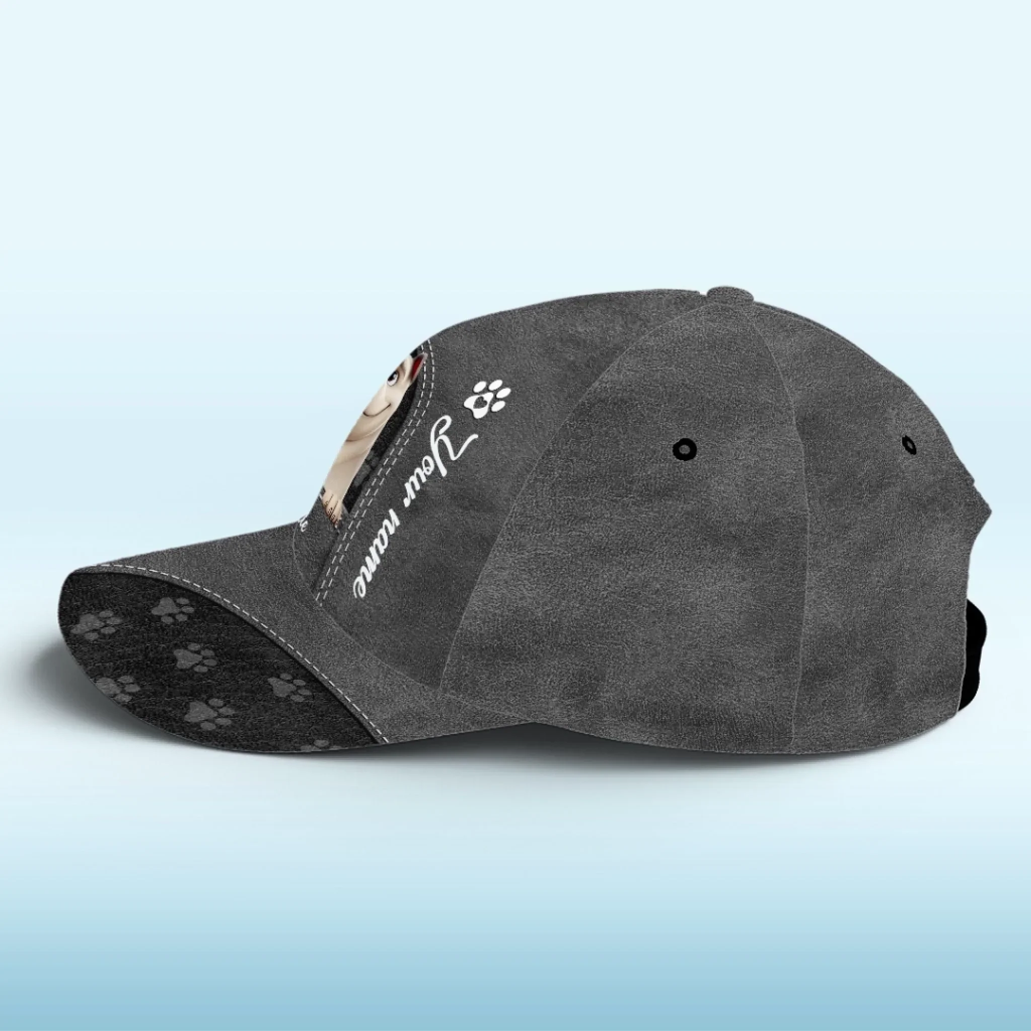 Pawtners For Life - Dog Personalized Custom Hat, All Over Print Classic Cap - Father's Day, Gift For Pet Owners, Pet Lovers - Image 5