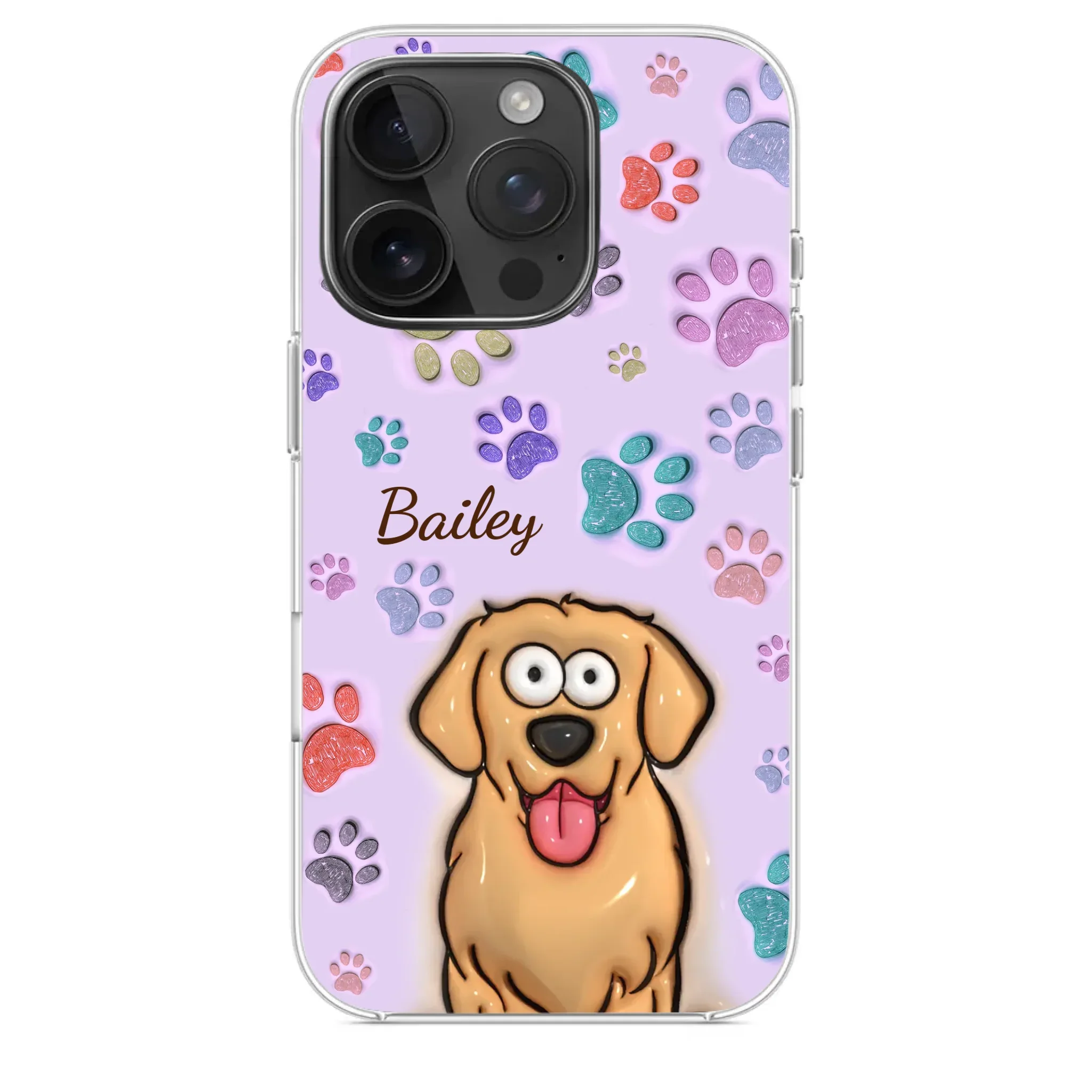 Pets Are The Best Kind Of Therapy - Dog & Cat Personalized Custom 3D Inflated Effect Printed Clear Phone Case - Gift For Pet Owners, Pet Lovers - Image 30