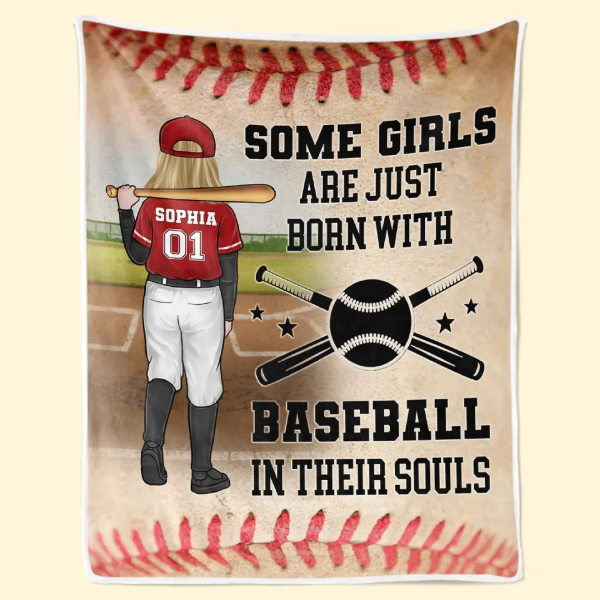Practice Like You've Never Won - Family Personalized Custom Blanket - Gift For Family Members, Baseball Players, Baseball Lovers - Image 6