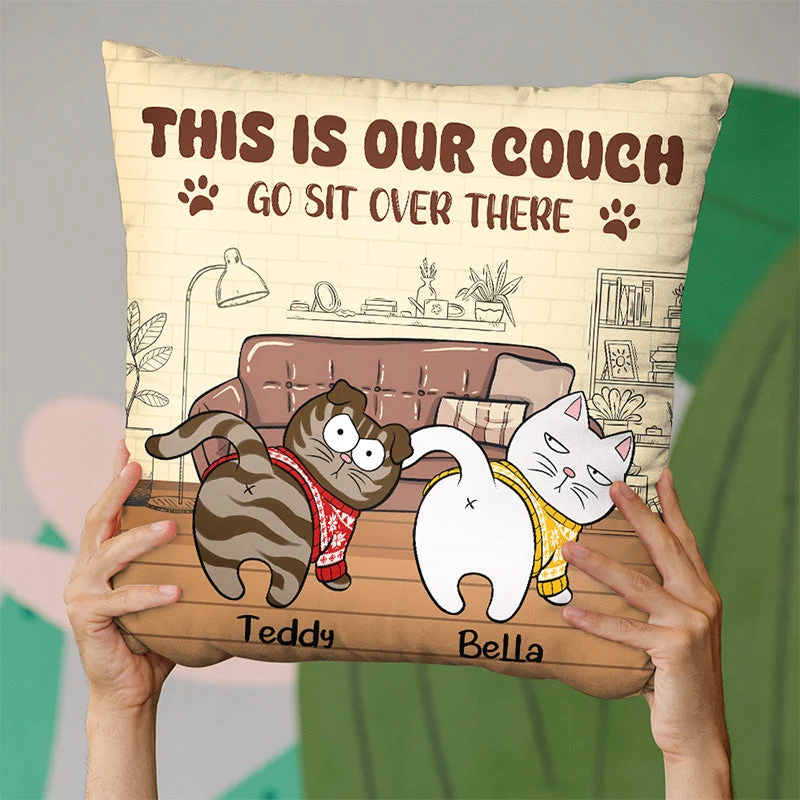 Reserved For The Cats - Cat Personalized Custom Pillow - Christmas Gift For Pet Owners, Pet Lovers - Image 3