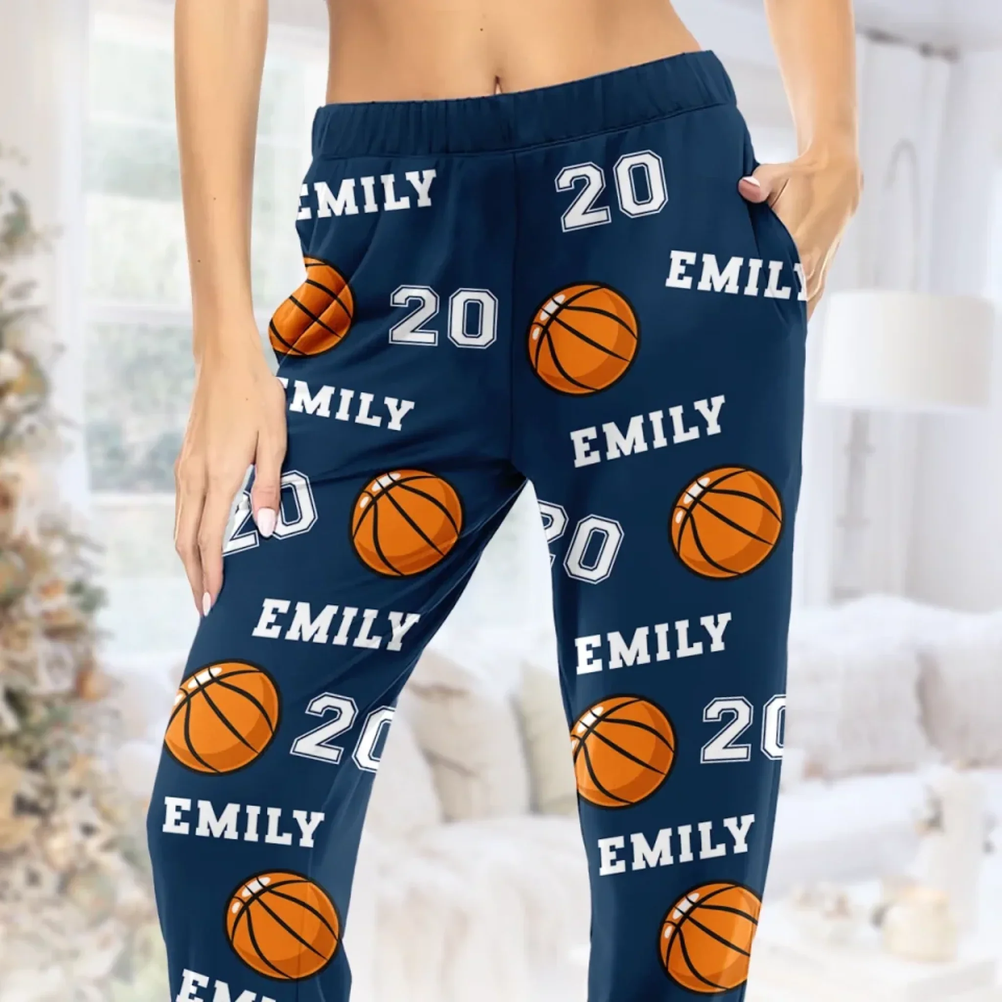 Speed, Power, Victory - Personalized Custom Pajama Pants - Gift For Sport Lovers, Sport Players - Image 2