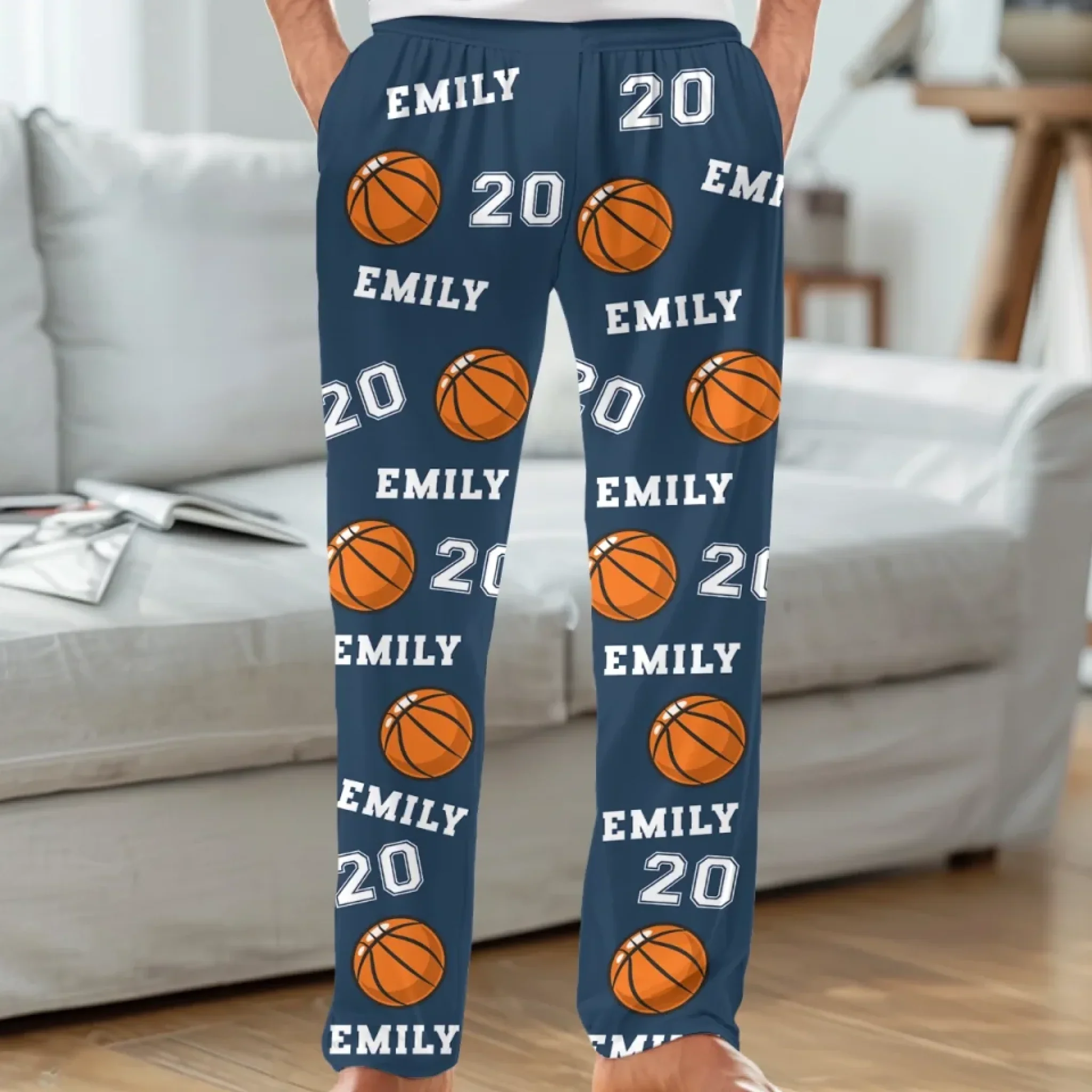 Speed, Power, Victory - Personalized Custom Pajama Pants - Gift For Sport Lovers, Sport Players - Image 3