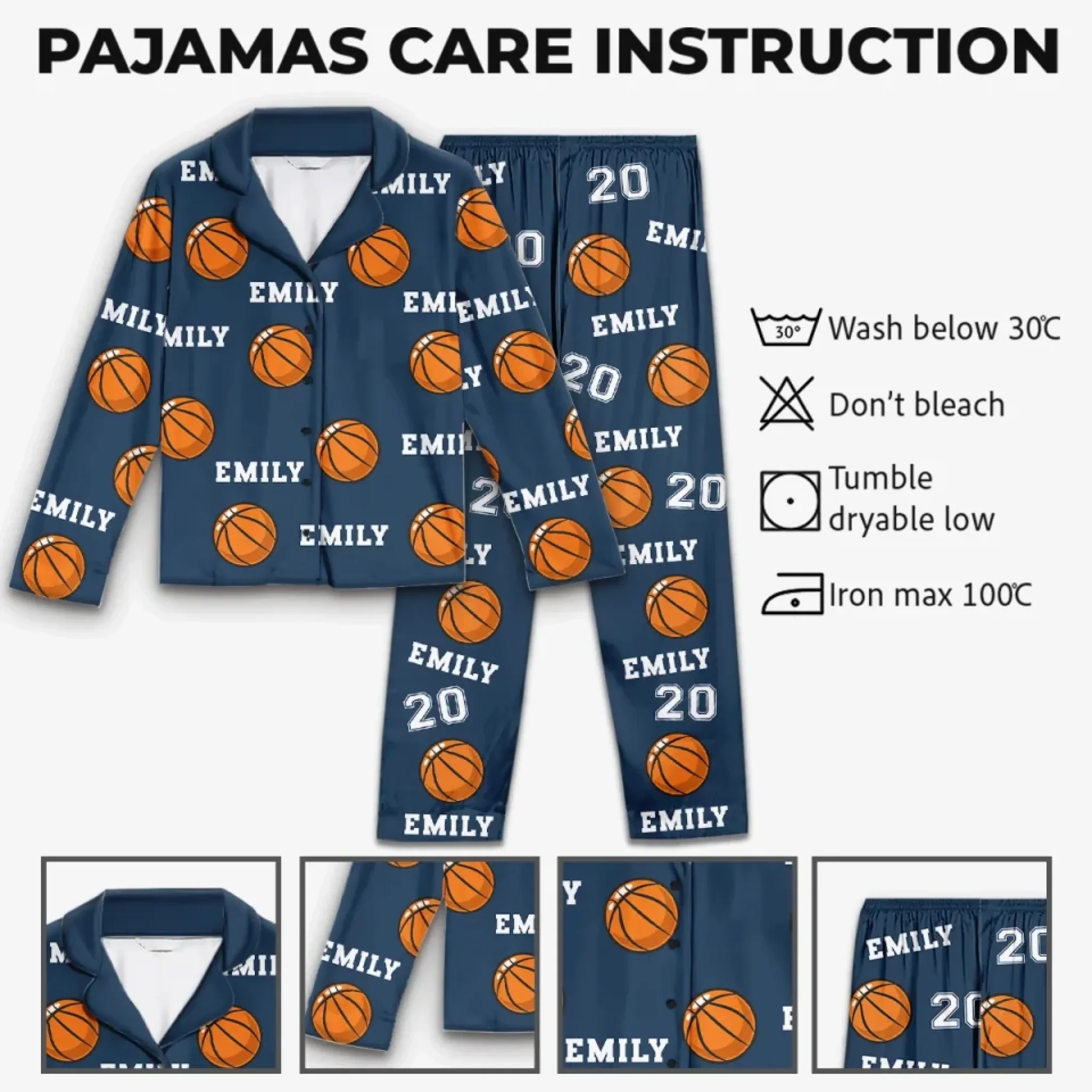 Speed, Power, Victory - Personalized Custom Pajama Pants - Gift For Sport Lovers, Sport Players - Image 4