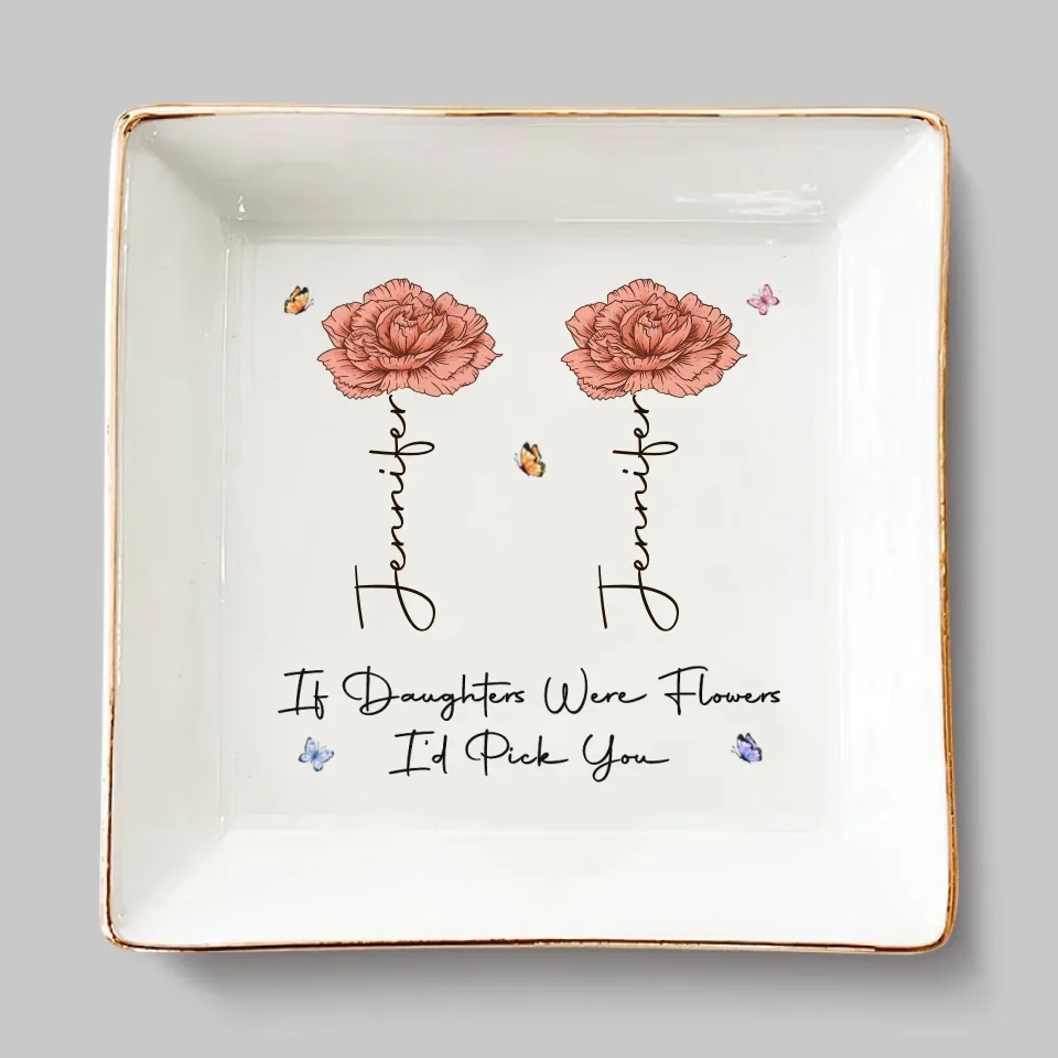 Thankful For Every Moment Together - Family Personalized Custom Jewelry Dish - Gift For Grandma, Mom, Daughter - Image 2