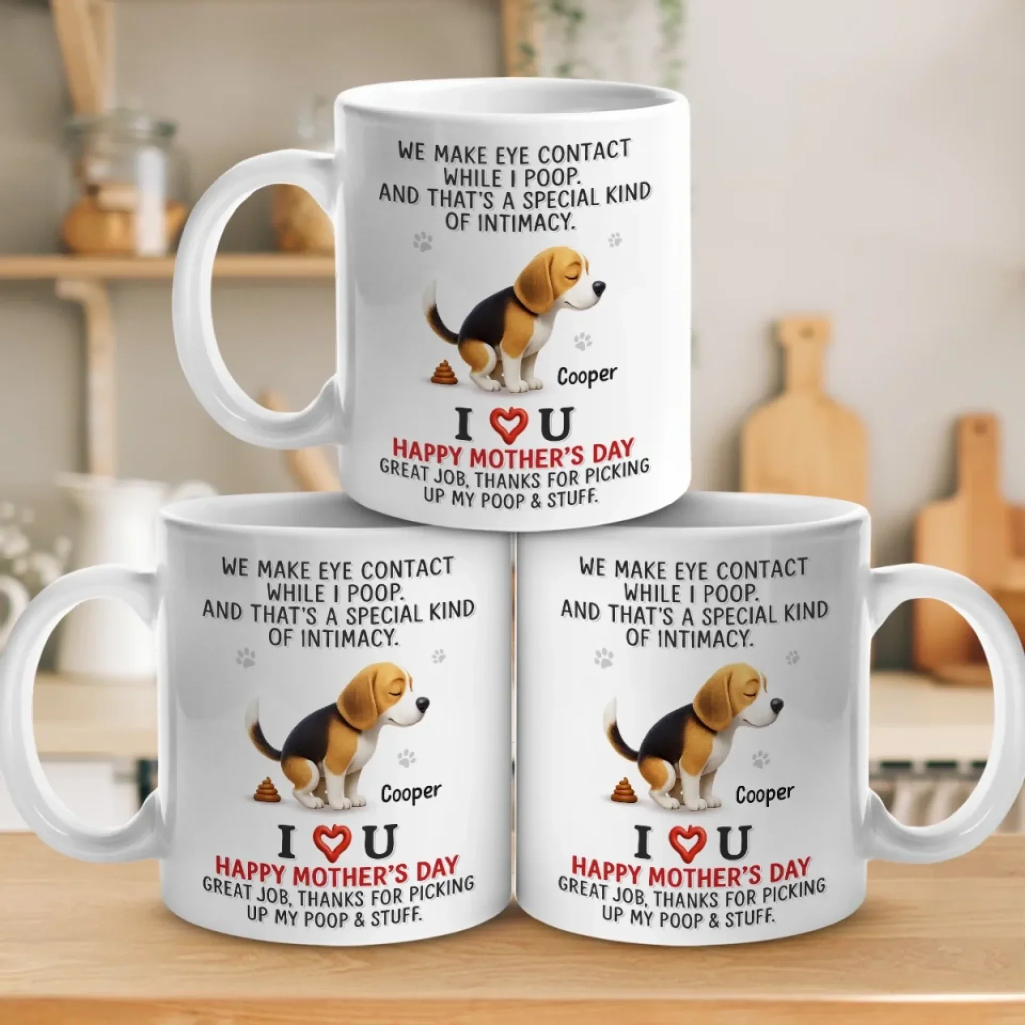 That’s Not Awkward, That’s Love - Dog Personalized Custom Mug - Mother's Day, Gift For Pet Owners, Pet Lovers - Image 4