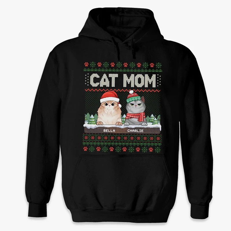 The Most Pawsome Christmas - Cat Personalized Custom Unisex T-shirt, Hoodie, Sweatshirt - Christmas Gift For Pet Owners, Pet Lovers - Image 5