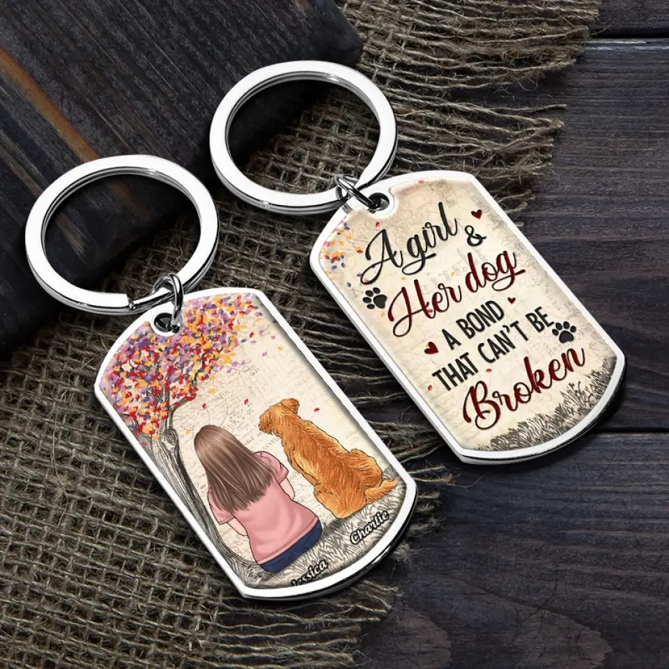 Their Warm Presence And Companionship Will Be Deeply Missed	- Memorial Personalized Custom Keychain - Sympathy Gift For Pet Owners, Pet Lovers - Image 4